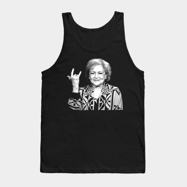 Betty White /// Punk Tank Top by HectorVSAchille